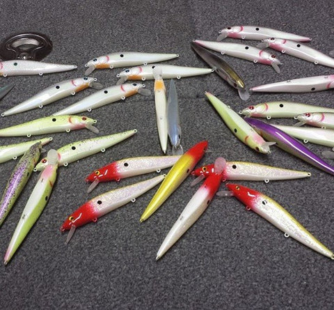 black market fishing lures Rock Warriors davescustombaits and vertically jigged to targets in either water column Black Market 110 Stickbait House